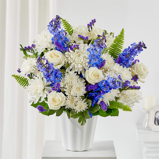 Hold Dear Tabletop Basket –  White Lilies N Paradise, Kokomo IN