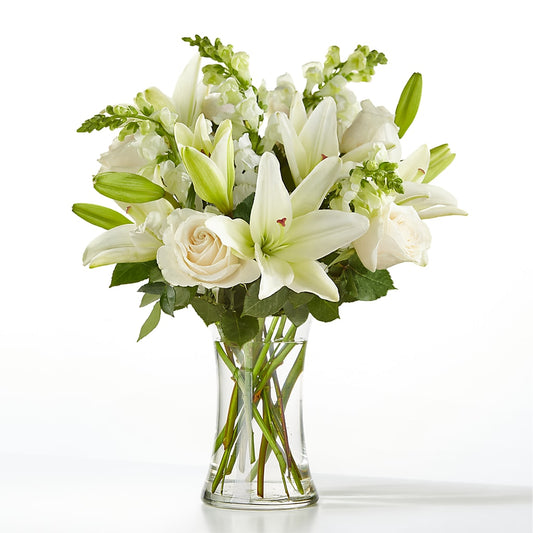 Eternal Friendship Bouquet –  White Lilies N Paradise, Kokomo IN