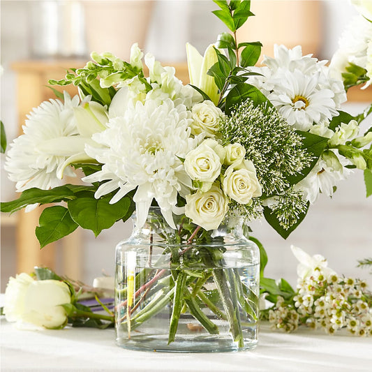 Classic Ivory – A Florist Original –  White Lilies N Paradise, Kokomo IN