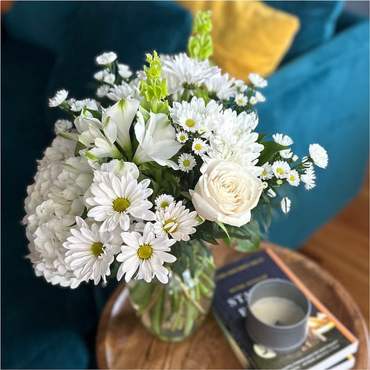 Classic Ivory – A Florist Original –  White Lilies N Paradise, Kokomo IN