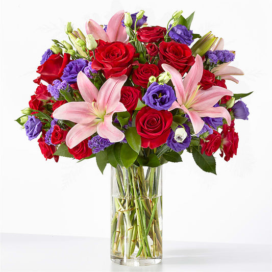 Truly Stunning Bouquet –  White Lilies N Paradise, Kokomo IN