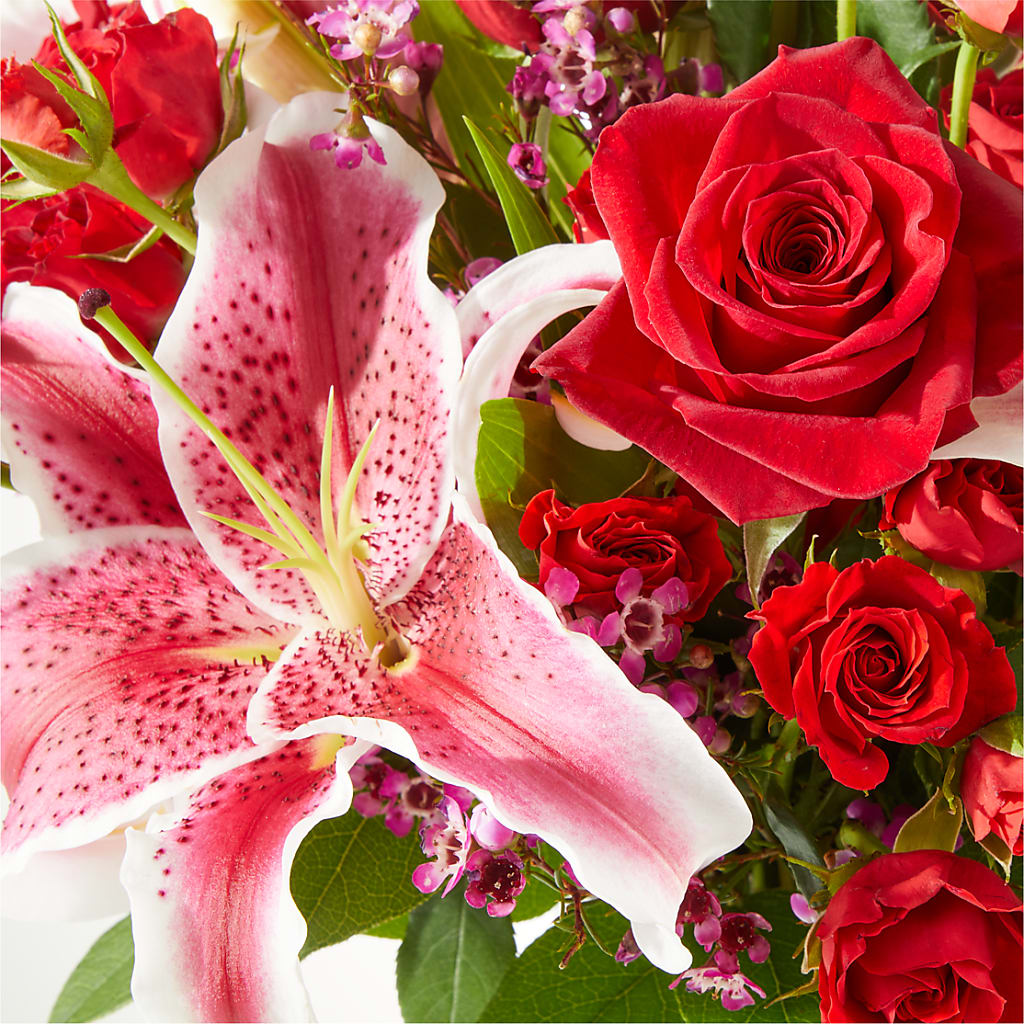 Match Made in Heaven Bouquet –  White Lilies N Paradise, Kokomo IN