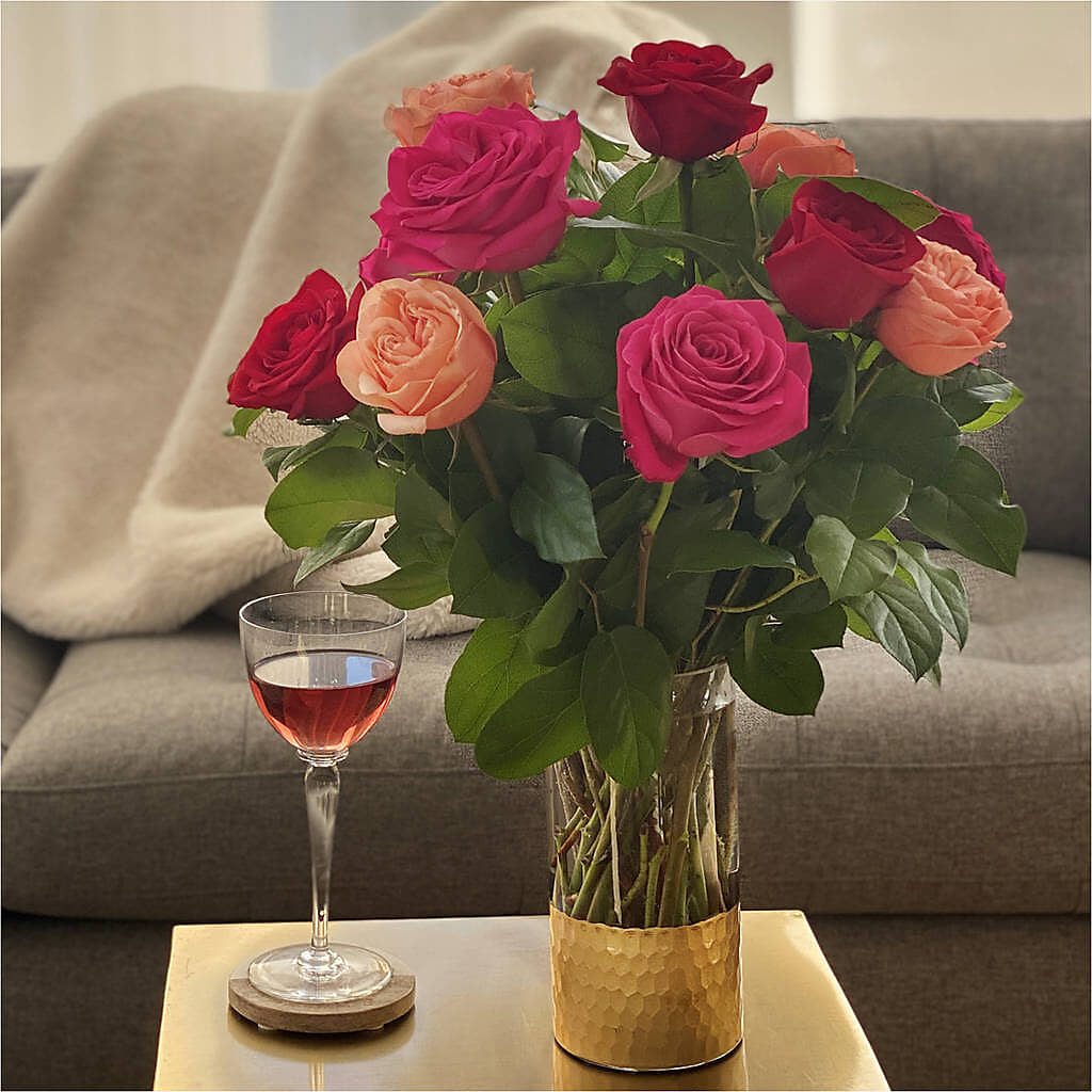 Ever After Rose Bouquet –  White Lilies N Paradise, Kokomo IN