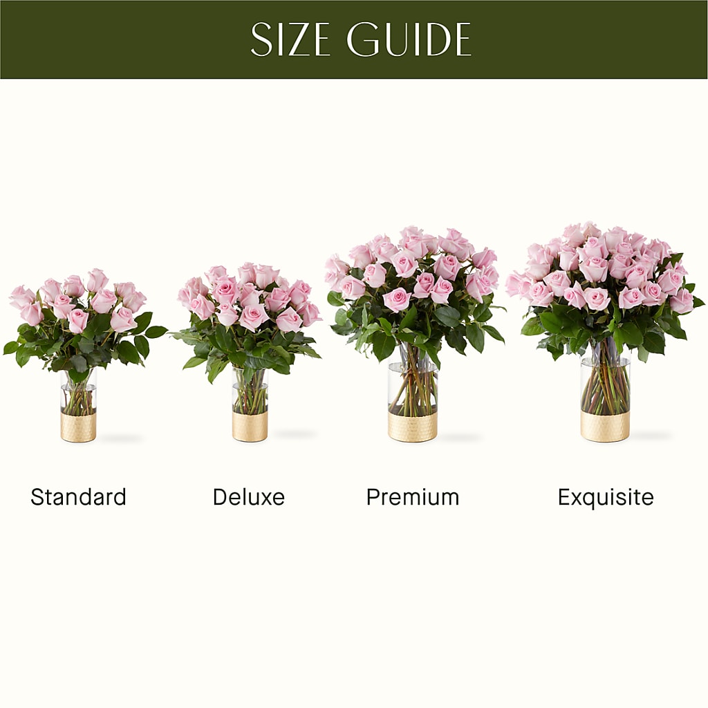 Picture Perfect Pink Rose Bouquet –  White Lilies N Paradise, Kokomo IN