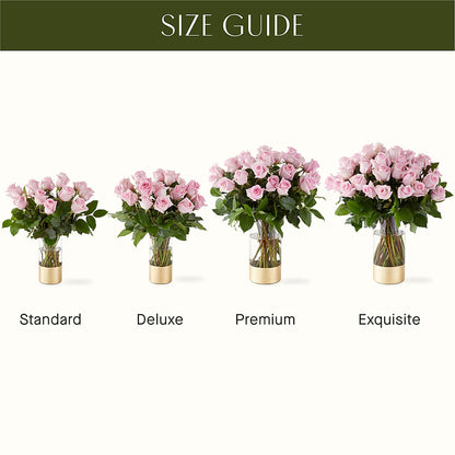 Picture Perfect Pink Rose Bouquet –  White Lilies N Paradise, Kokomo IN