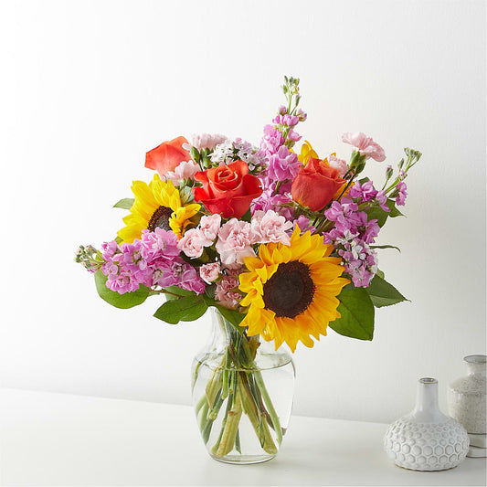 Yellow Brick Road Bouquet –  White Lilies N Paradise, Kokomo IN