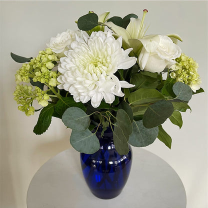 Snowy Dreams Bouquet –  White Lilies N Paradise, Kokomo IN