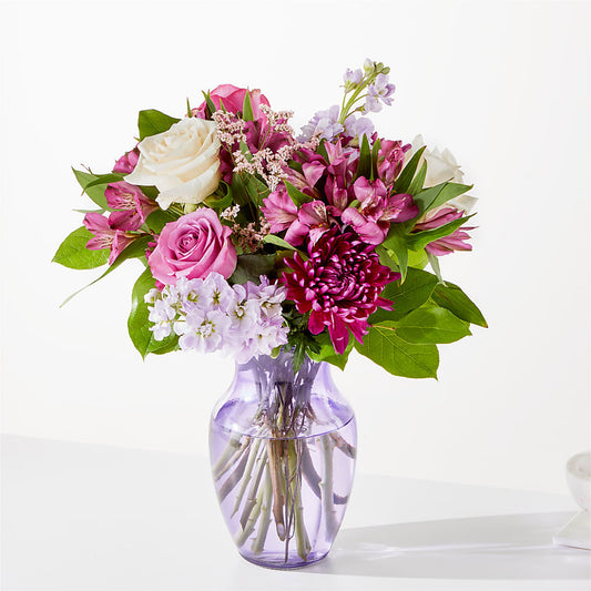 Amethyst Dreams Bouquet –  White Lilies N Paradise, Kokomo IN