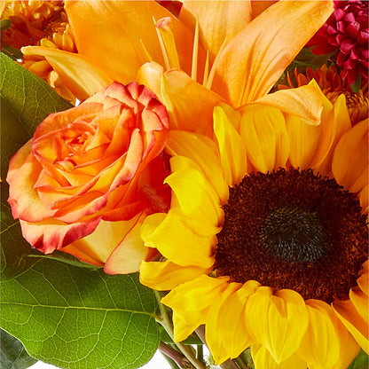 Fall Day Bouquet –  White Lilies N Paradise, Kokomo IN