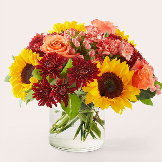 September Sunset Bouquet –  White Lilies N Paradise, Kokomo IN