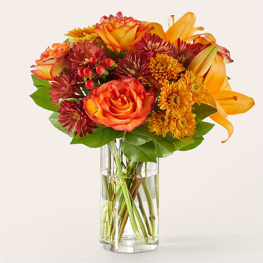 Autumnal Aroma Bouquet –  White Lilies N Paradise, Kokomo IN