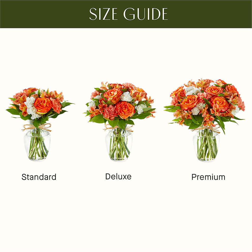 Apricot Glow Bouquet –  White Lilies N Paradise, Kokomo IN
