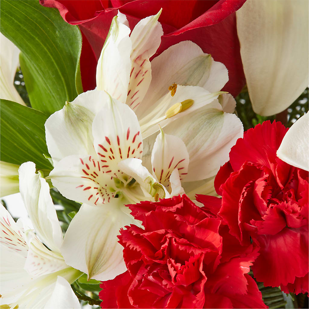 Holiday Season Bouquet –  White Lilies N Paradise, Kokomo IN