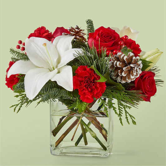 Glistening Icicles Bouquet –  White Lilies N Paradise, Kokomo IN