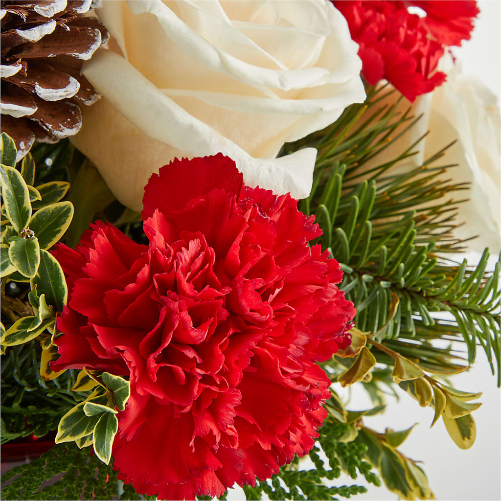 Christmas Market Bouquet –  White Lilies N Paradise, Kokomo IN
