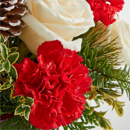 Christmas Market Bouquet –  White Lilies N Paradise, Kokomo IN