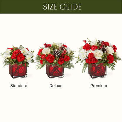Christmas Market Bouquet –  White Lilies N Paradise, Kokomo IN