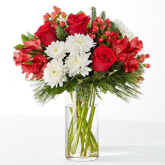 Letters to Santa Bouquet –  White Lilies N Paradise, Kokomo IN