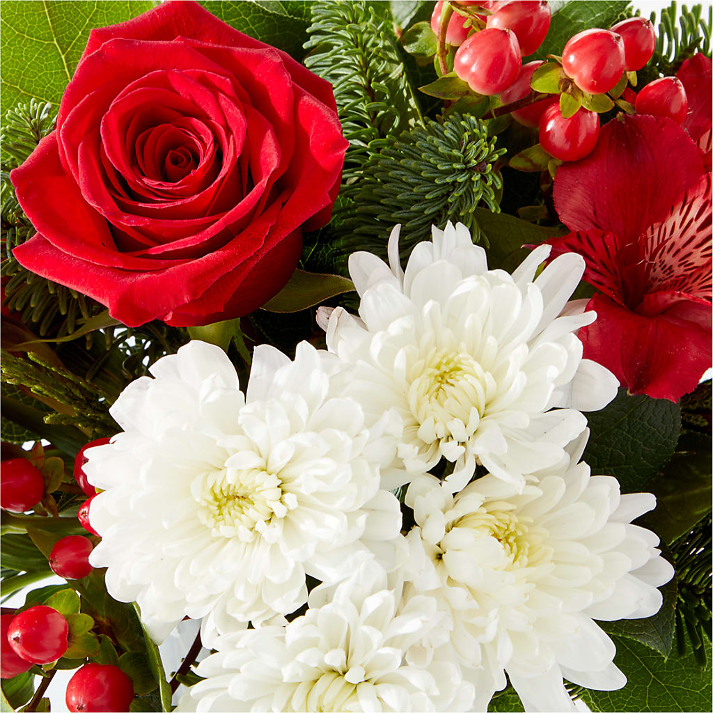 Letters to Santa Bouquet –  White Lilies N Paradise, Kokomo IN