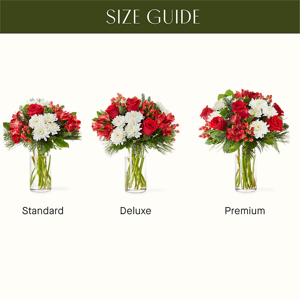 Letters to Santa Bouquet –  White Lilies N Paradise, Kokomo IN