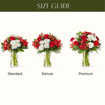 Letters to Santa Bouquet –  White Lilies N Paradise, Kokomo IN