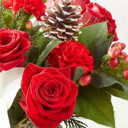 Oh So Jolly Bouquet –  White Lilies N Paradise, Kokomo IN