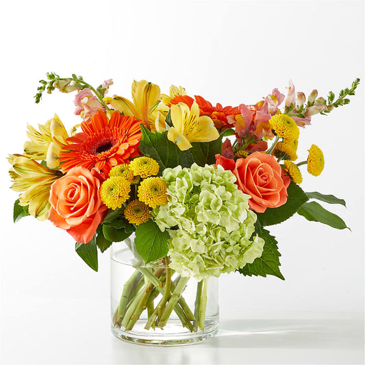 Autumn Sunshine Bouquet –  White Lilies N Paradise, Kokomo IN