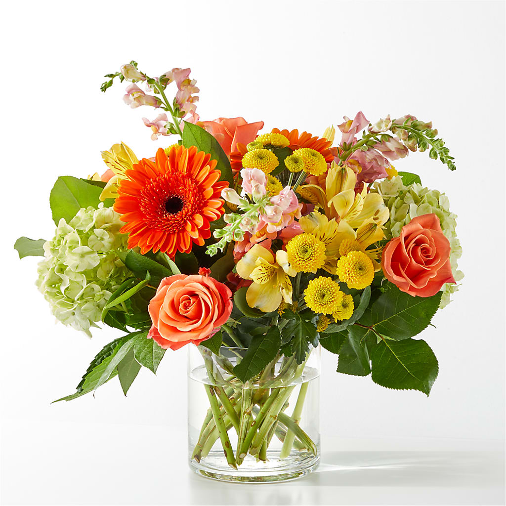 Autumn Sunshine Bouquet –  White Lilies N Paradise, Kokomo IN