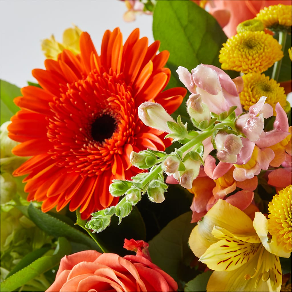 Autumn Sunshine Bouquet –  White Lilies N Paradise, Kokomo IN