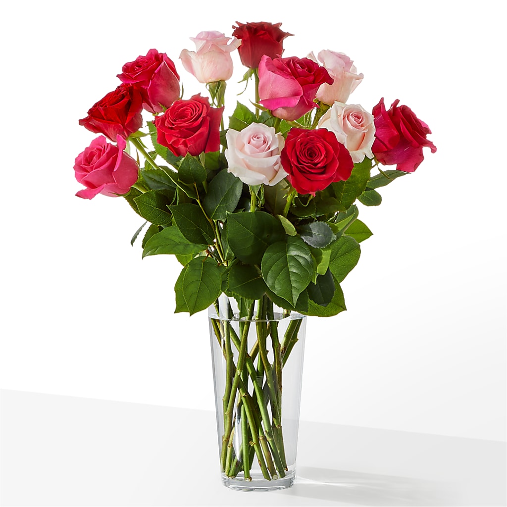 Charming Rose Bouquet –  White Lilies N Paradise, Kokomo IN