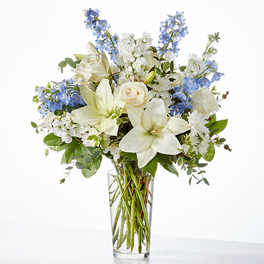Peace of Mind Bouquet –  White Lilies N Paradise, Kokomo IN