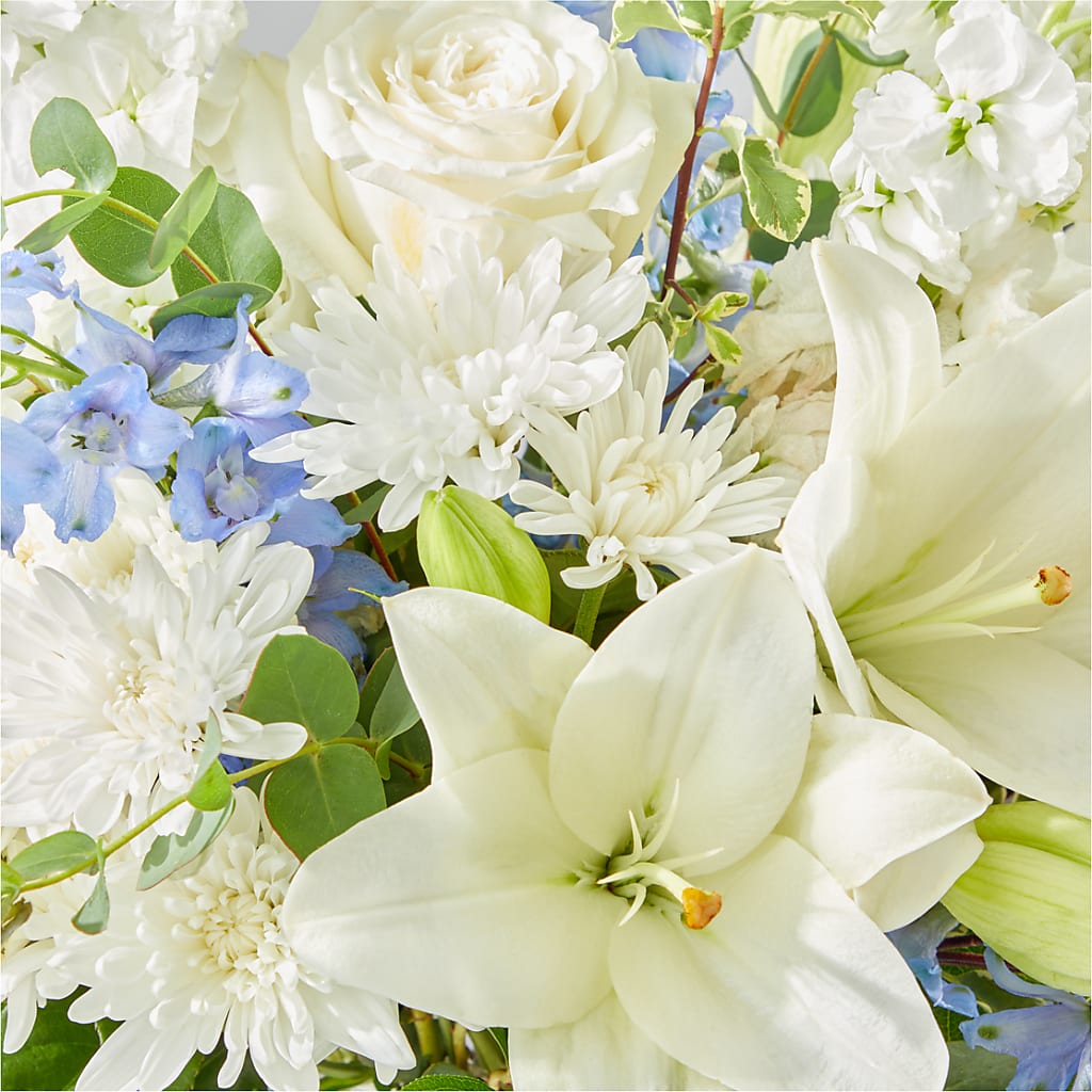 Peace of Mind Bouquet –  White Lilies N Paradise, Kokomo IN