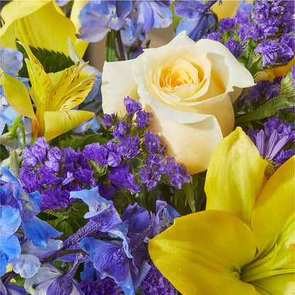 Limoncello Bouquet –  White Lilies N Paradise, Kokomo IN