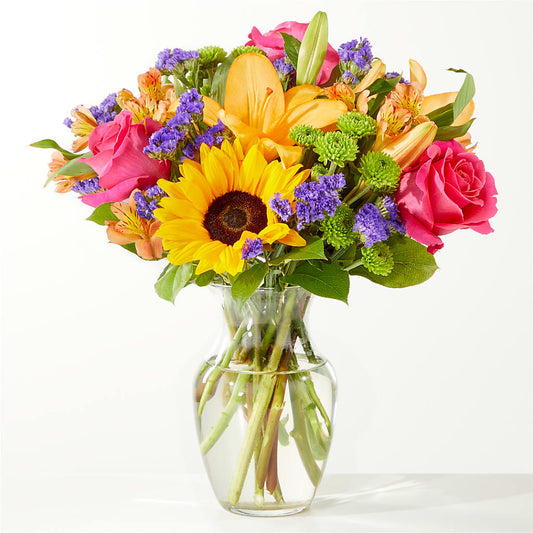 Joyful Bouquet –  White Lilies N Paradise, Kokomo IN