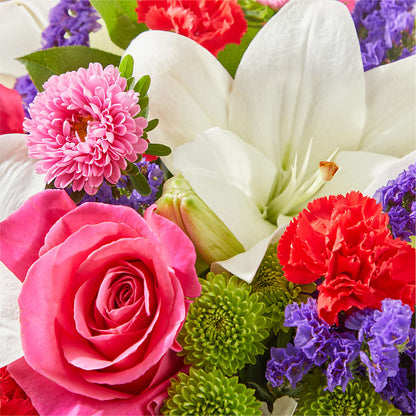 Quality Time Bouquet –  White Lilies N Paradise, Kokomo IN