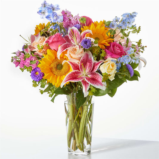 Dreamy Meadows Bouquet –  White Lilies N Paradise, Kokomo IN