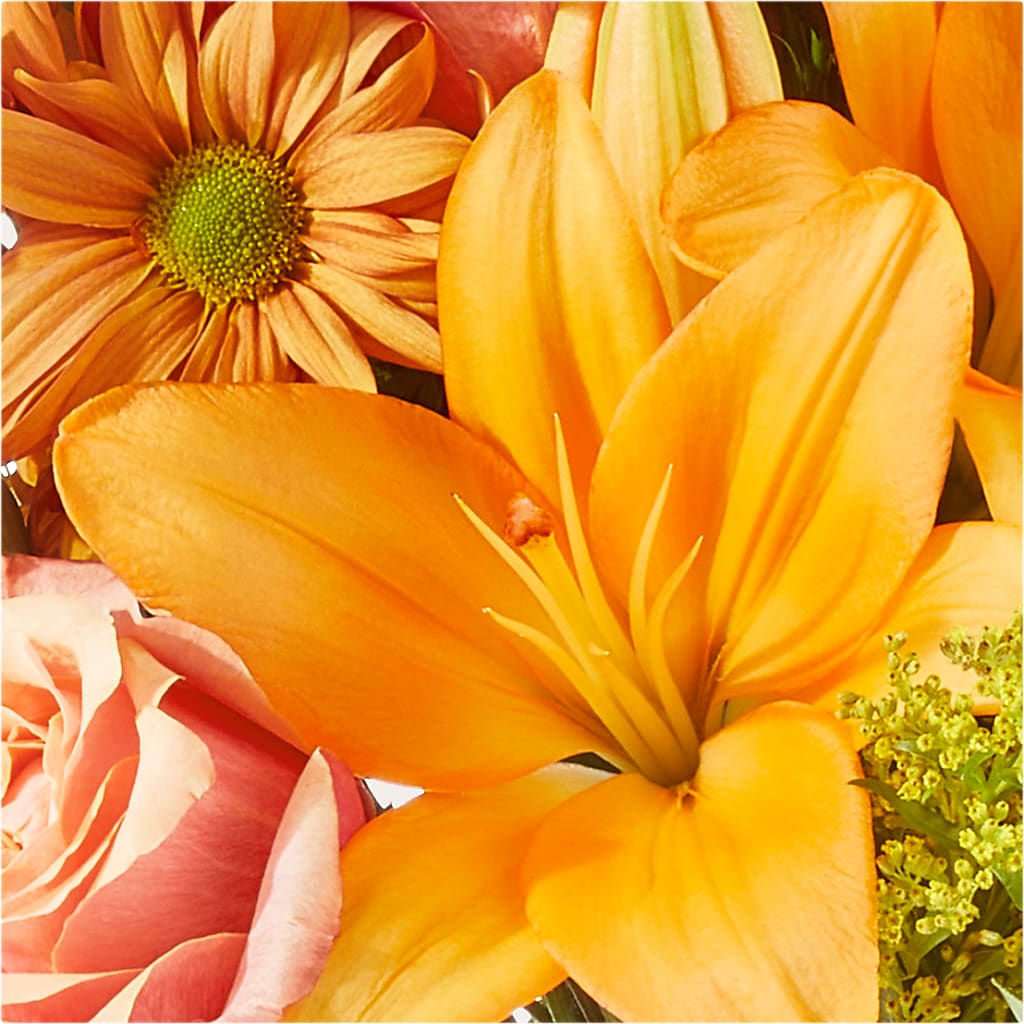 Harvest Hayride Bouquet –  White Lilies N Paradise, Kokomo IN