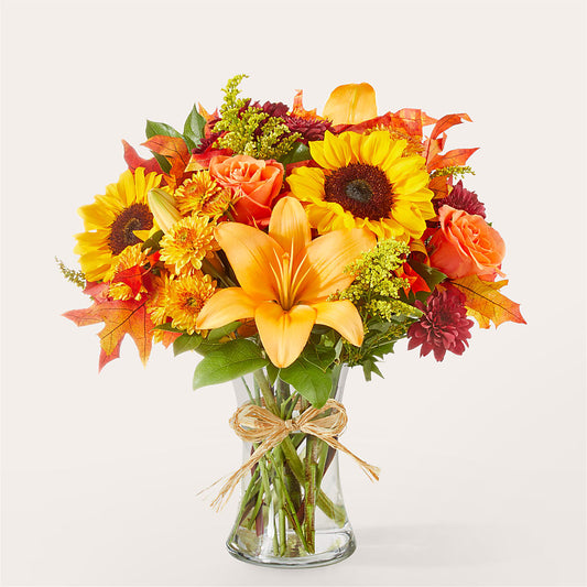 Sunny Side Bouquet –  White Lilies N Paradise, Kokomo IN
