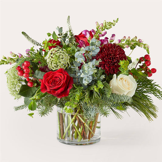 Cranberry Fizz Bouquet –  White Lilies N Paradise, Kokomo IN