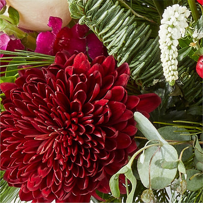 Cranberry Fizz Bouquet –  White Lilies N Paradise, Kokomo IN