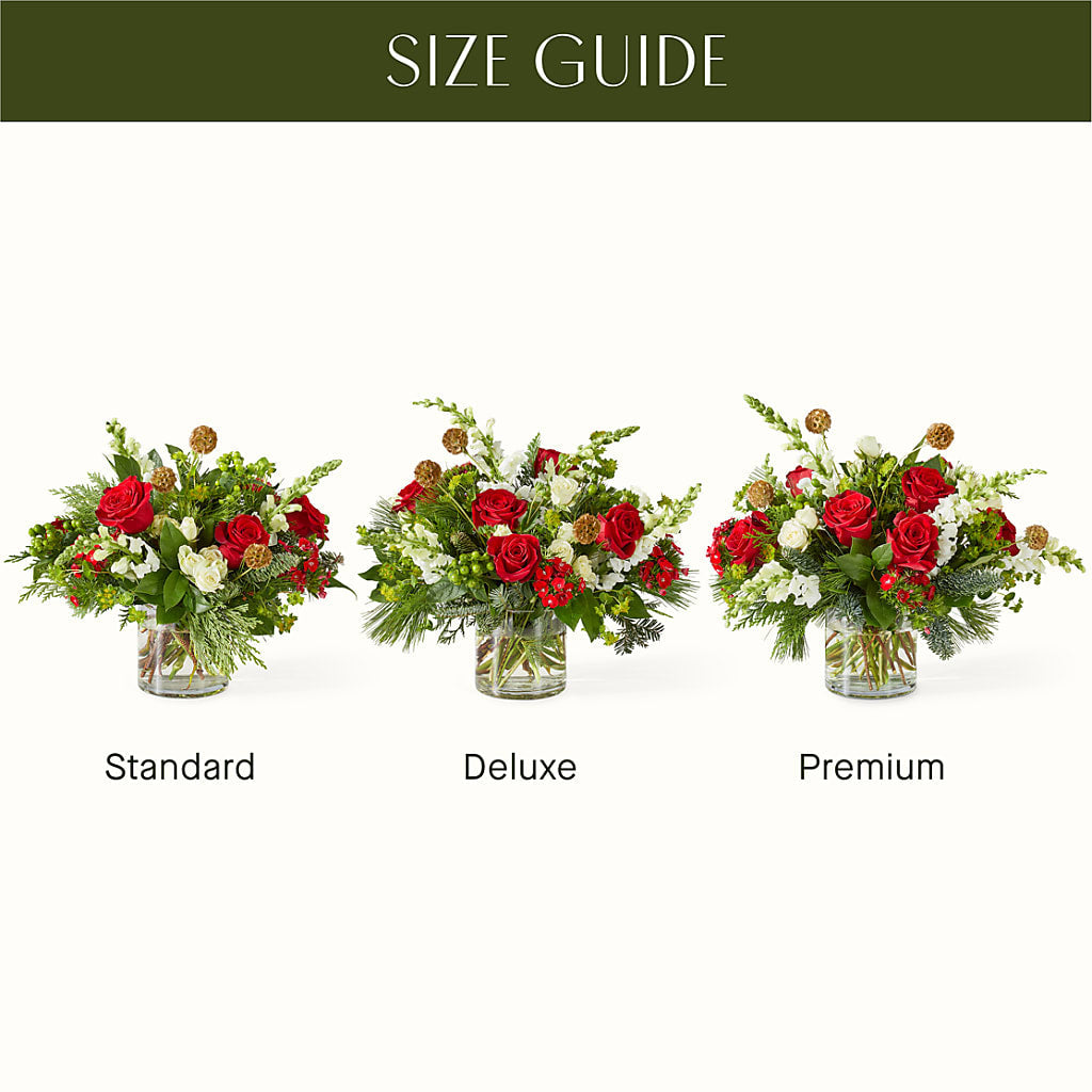 Deck the Halls Bouquet –  White Lilies N Paradise, Kokomo IN