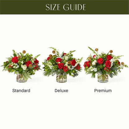 Deck the Halls Bouquet –  White Lilies N Paradise, Kokomo IN