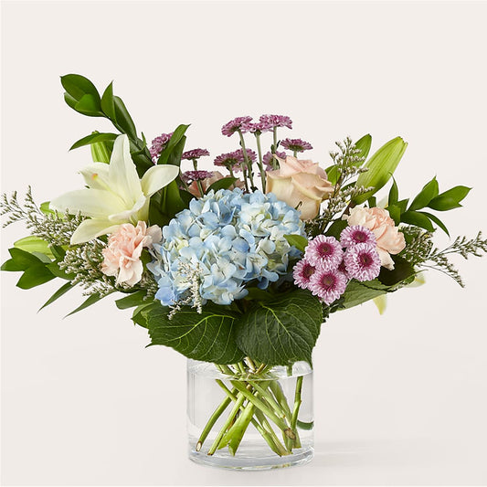Slow Mornings Bouquet –  White Lilies N Paradise, Kokomo IN