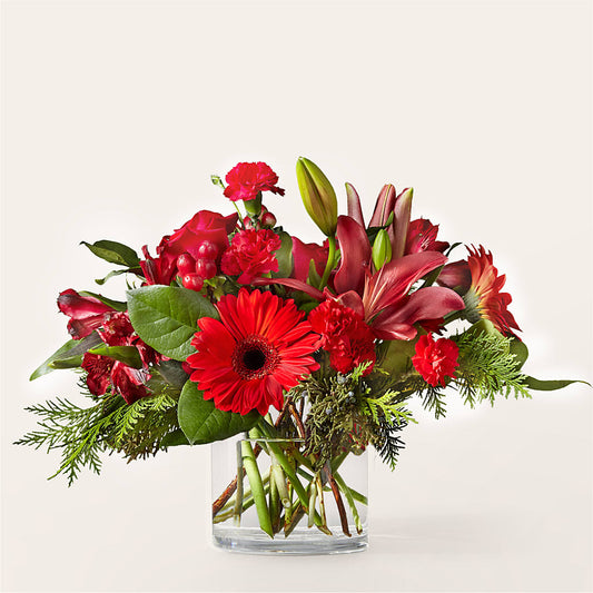 Friendsmas Bouquet –  White Lilies N Paradise, Kokomo IN