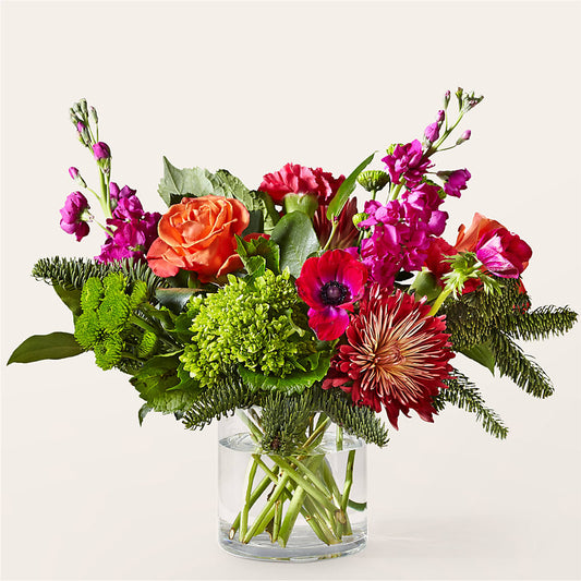 All the Tinsel Bouquet –  White Lilies N Paradise, Kokomo IN