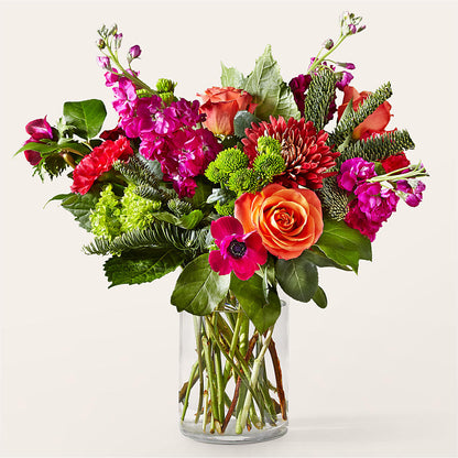 All the Tinsel Bouquet –  White Lilies N Paradise, Kokomo IN