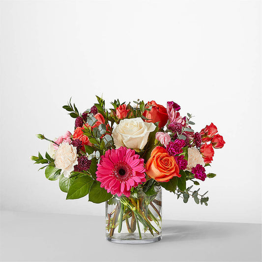 Smell the Roses Bouquet –  White Lilies N Paradise, Kokomo IN