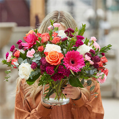 Smell the Roses Bouquet –  White Lilies N Paradise, Kokomo IN
