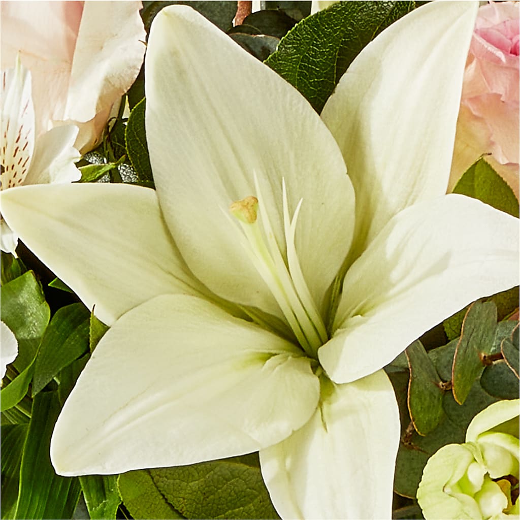Ballet Slippers Bouquet –  White Lilies N Paradise, Kokomo IN