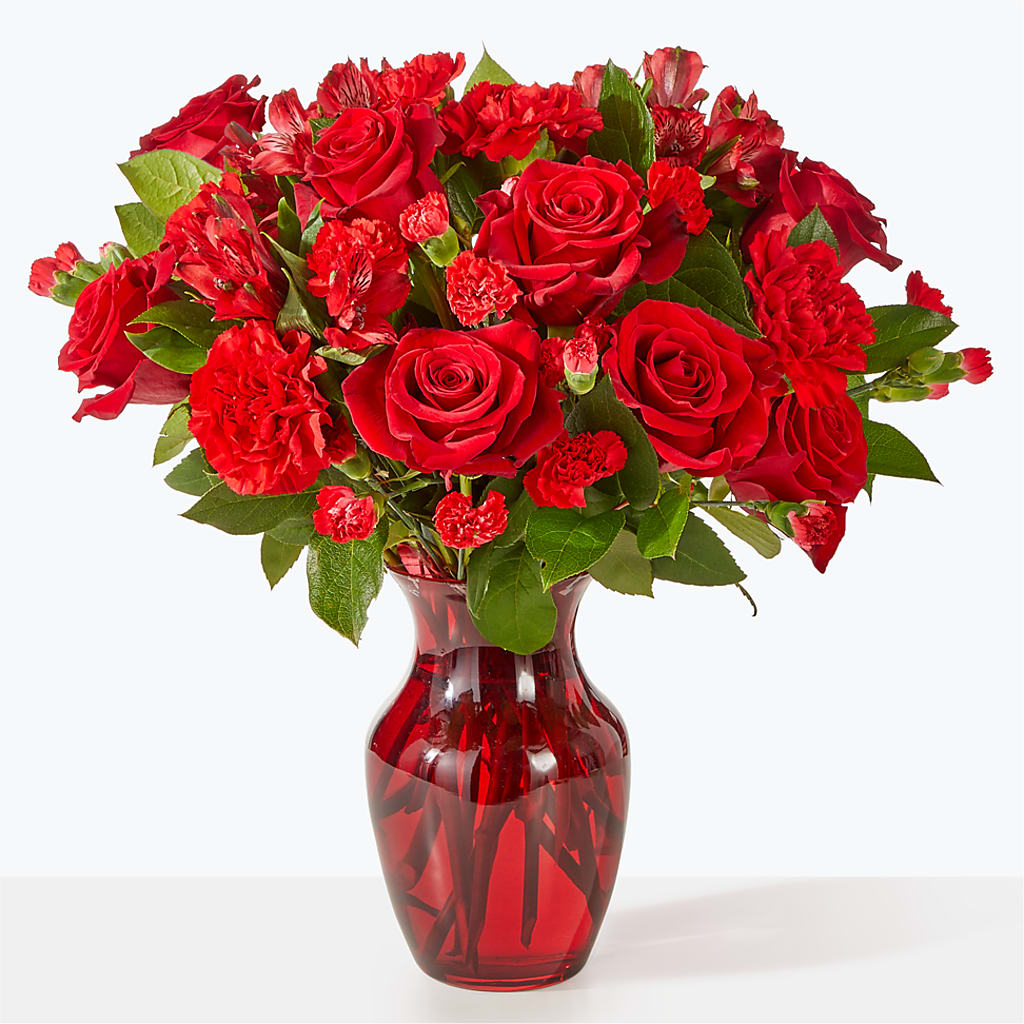 The Heartstrings Bouquet –  White Lilies N Paradise, Kokomo IN